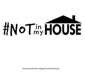 #NOT in my House Drawstring Backpack 